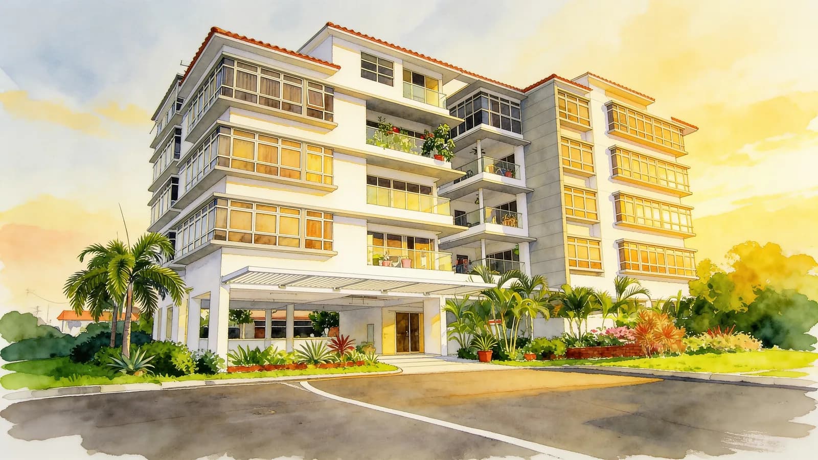 Bliss Ville, a condominium in Bedok. Illustration is AI-generated.
