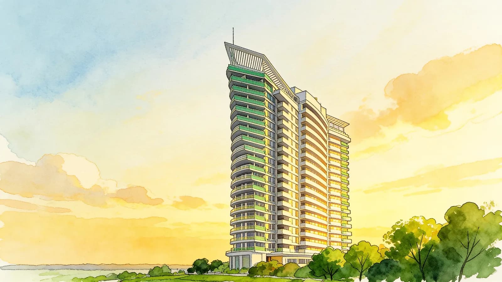 Nathan Suites, a condominium in Tanglin. Illustration is AI-generated.