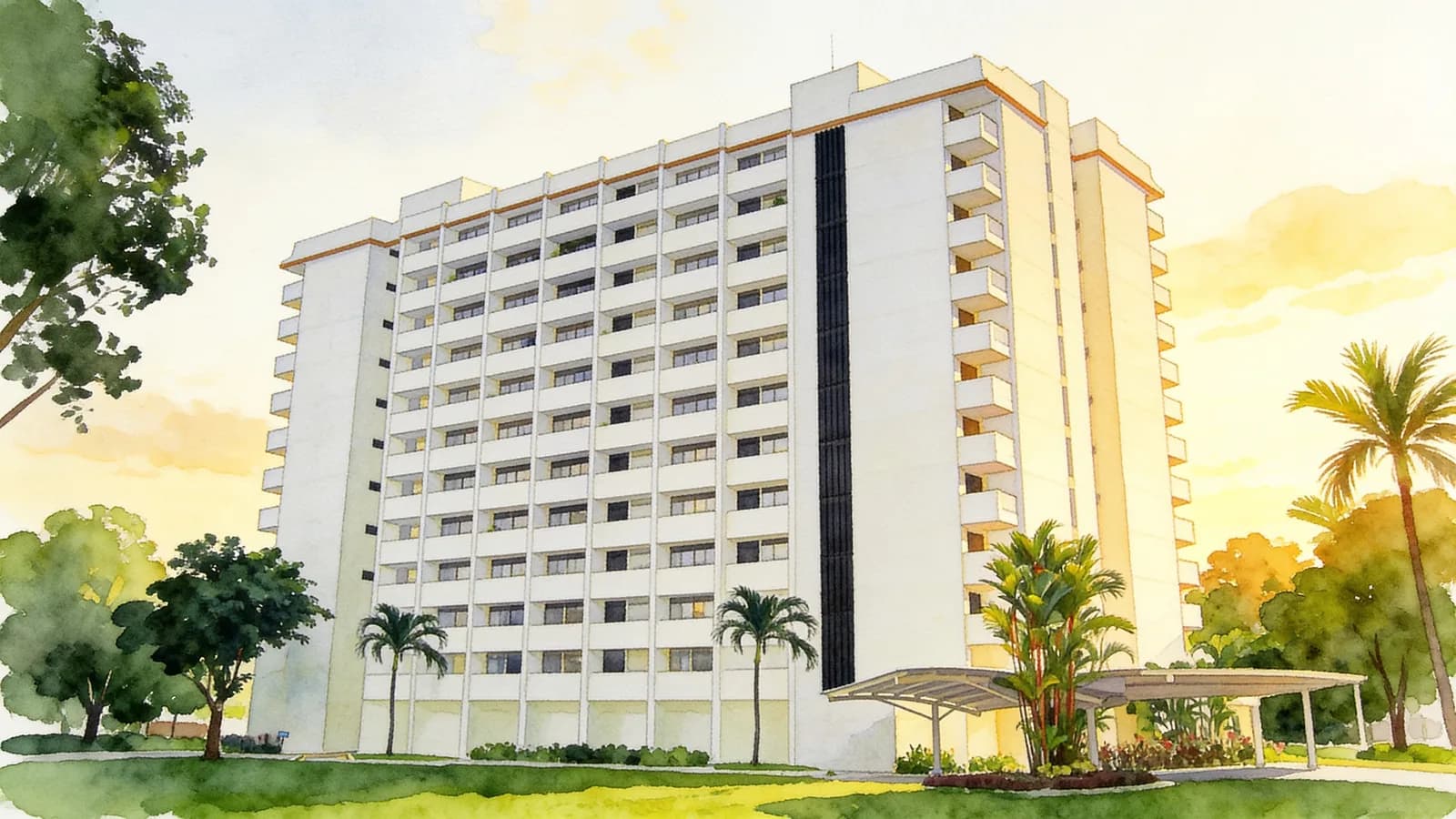 Sommerville Park, a condominium in Tanglin. Illustration is AI-generated.