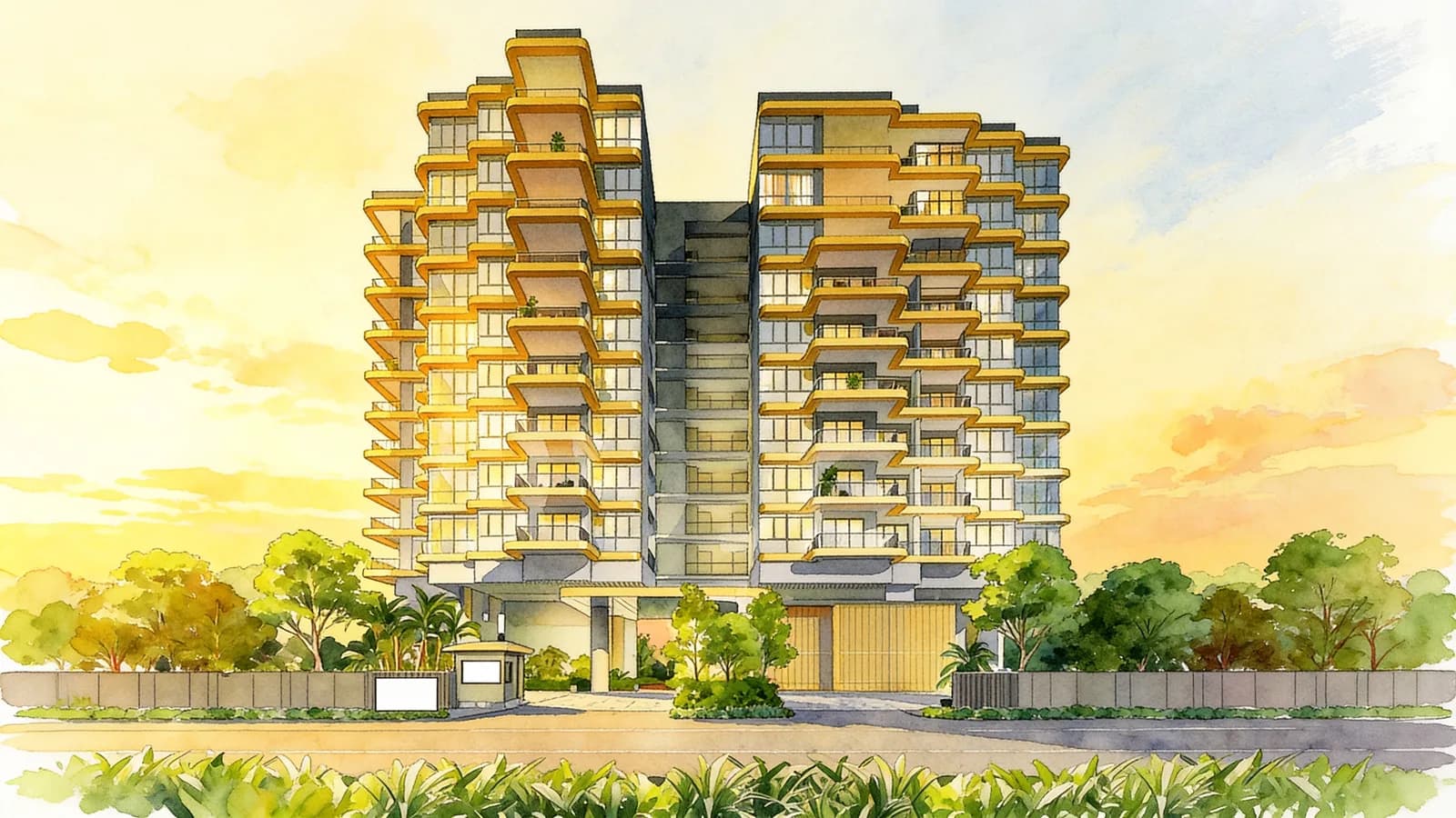 Myra, a 12-storey condominium in Toa Payoh. Illustration is AI-generated.