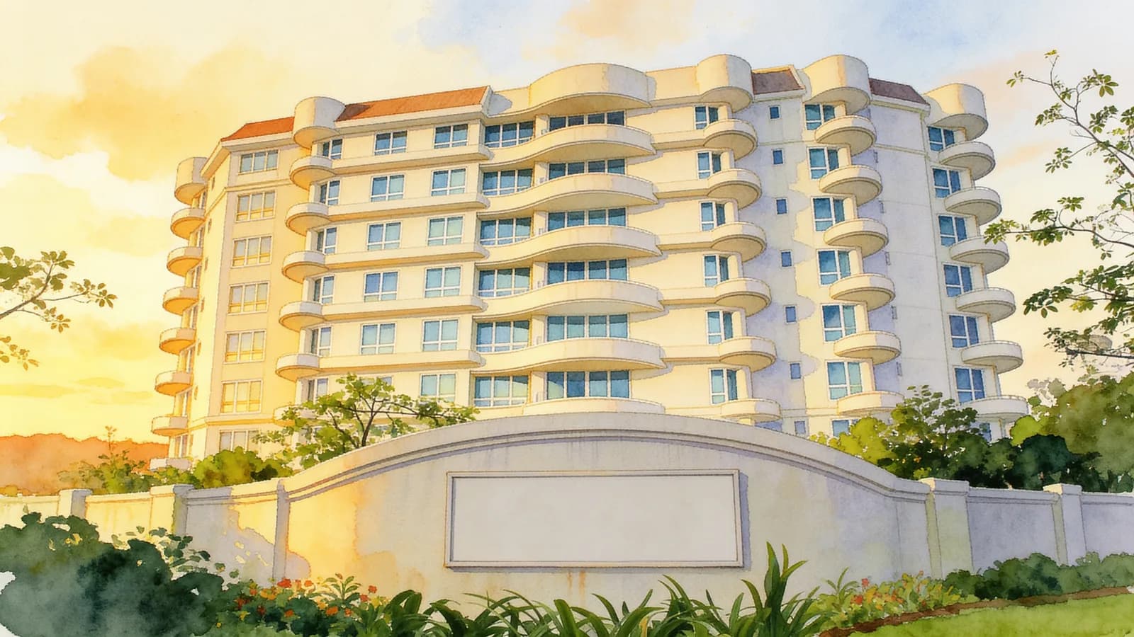 9 Holland Hill, a 10-storey condominium in Bukit Timah. Illustration is AI-generated.