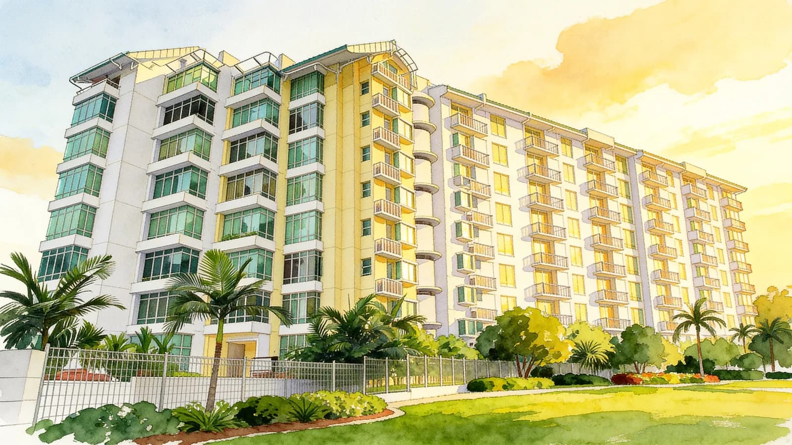 The Elysia, a condominium in Kallang. Illustration is AI-generated.