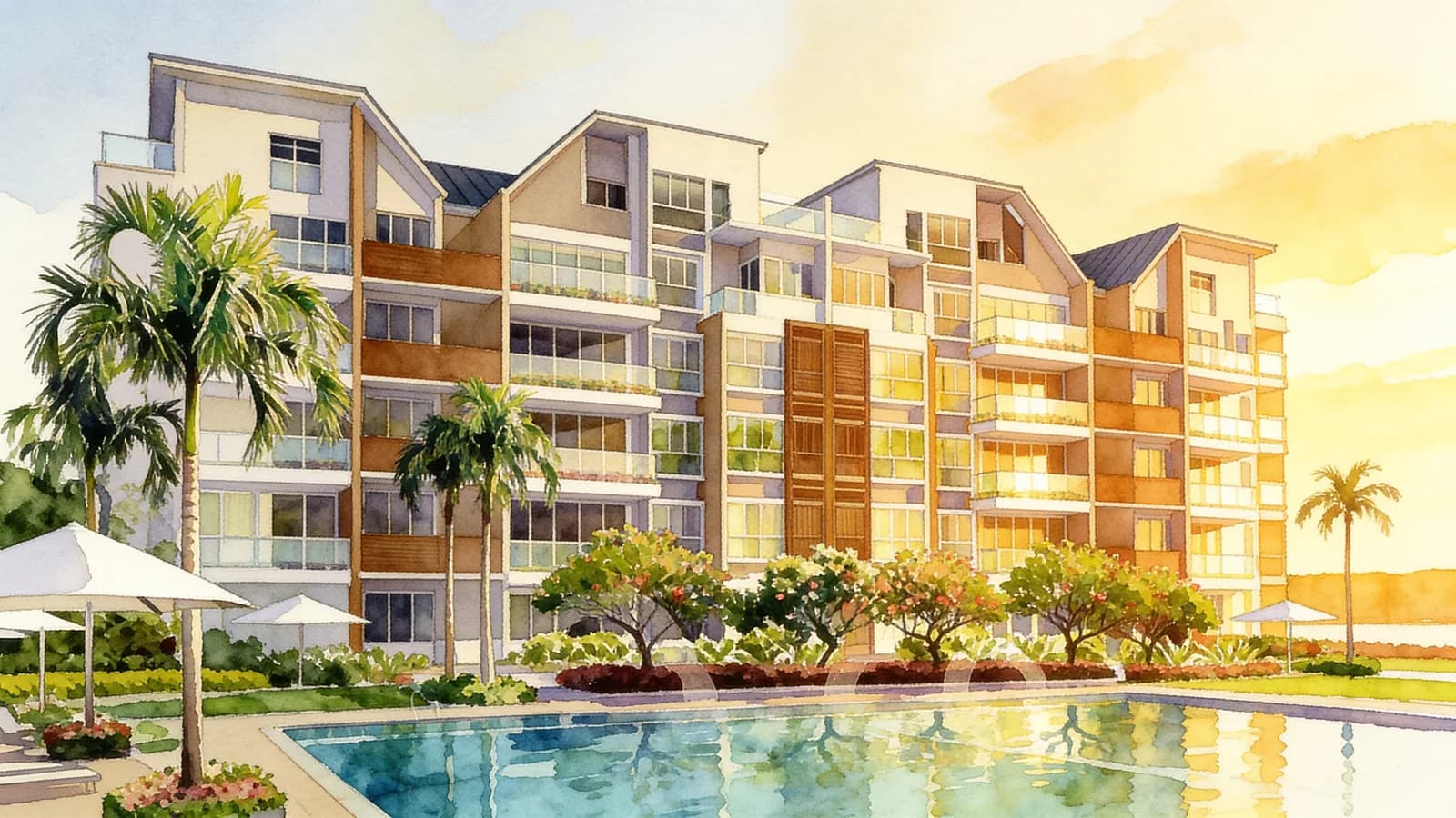 Tierra Vue, a condominium in Bedok. Illustration is AI-generated.