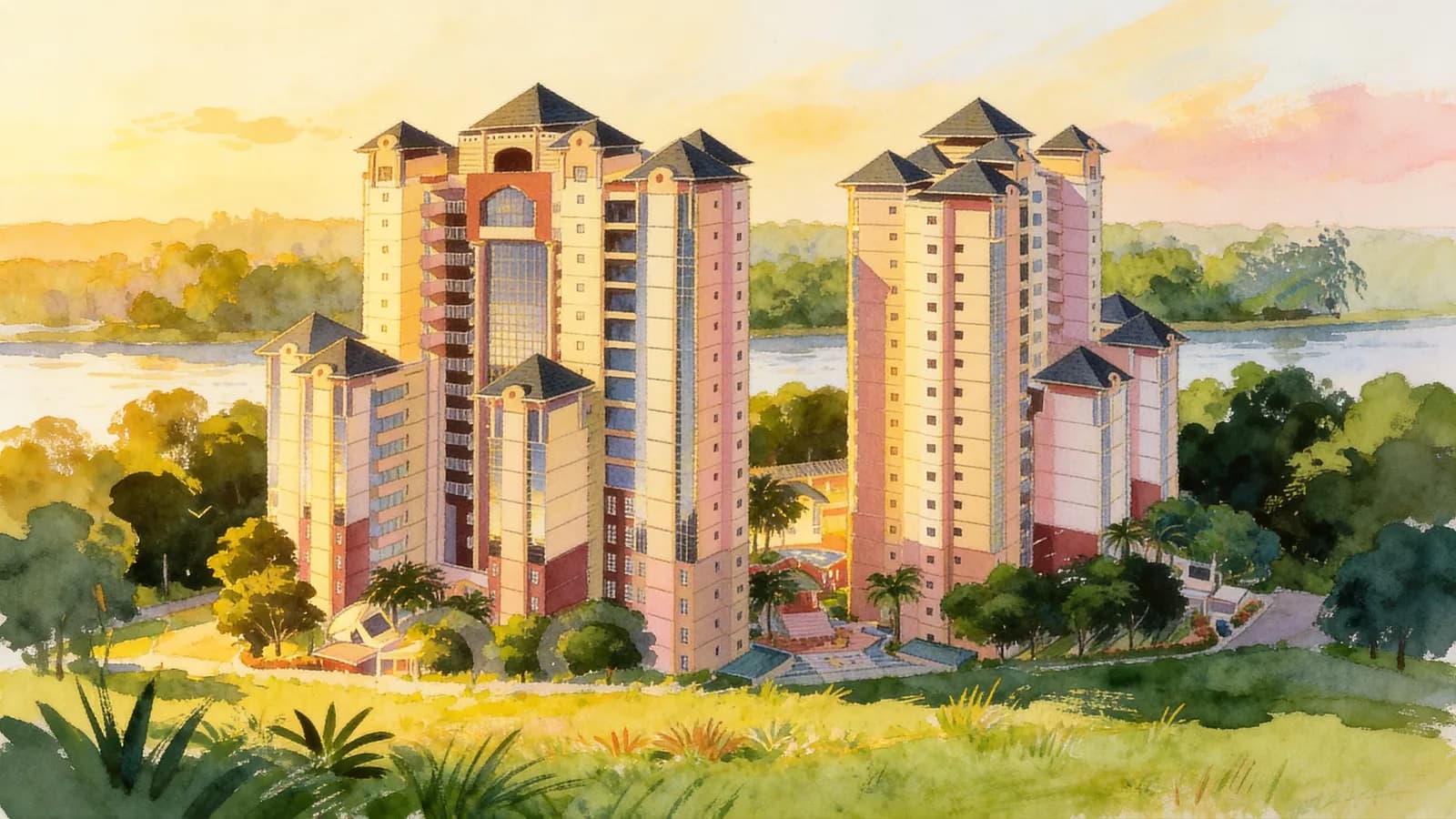 Tanglin Regency, a 16-storey condominium in Bukit Merah. Illustration is AI-generated.