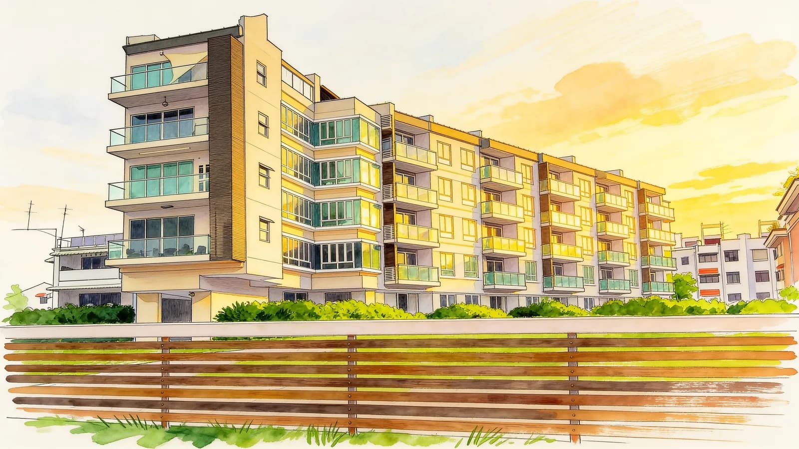 Esterina, a condominium in Marine Parade. Illustration is AI-generated.