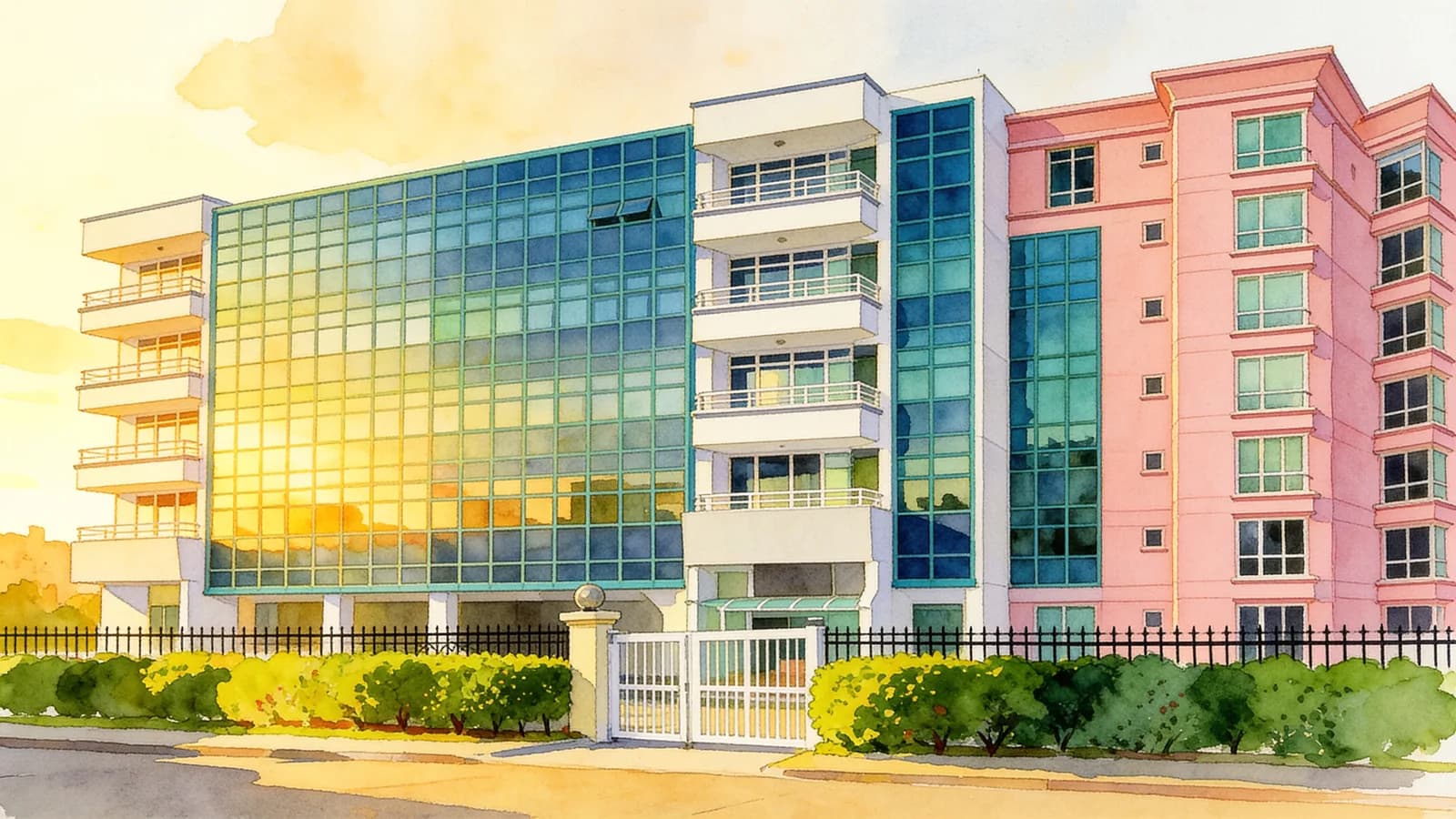 Wilkie Vale, an apartment in Rochor. Illustration is AI-generated.