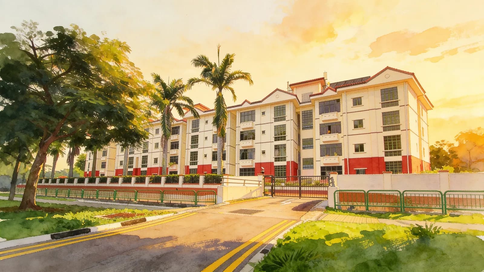 Peirce View, a condominium in Ang Mo Kio. Illustration is AI-generated.
