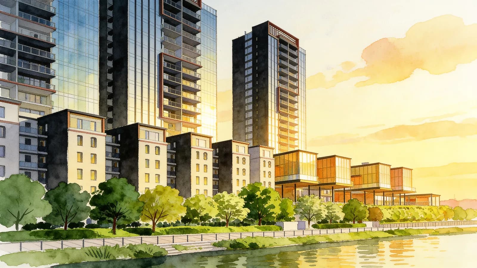 Piermont Grand, an 18-storey executive condominium in Punggol. Illustration is AI-generated.