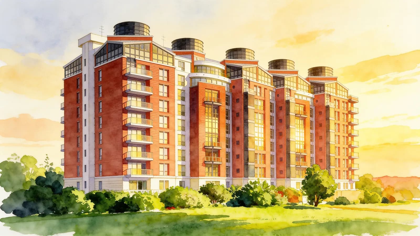 72 Grange, a 7-storey condominium in River Valley. Illustration is AI-generated.