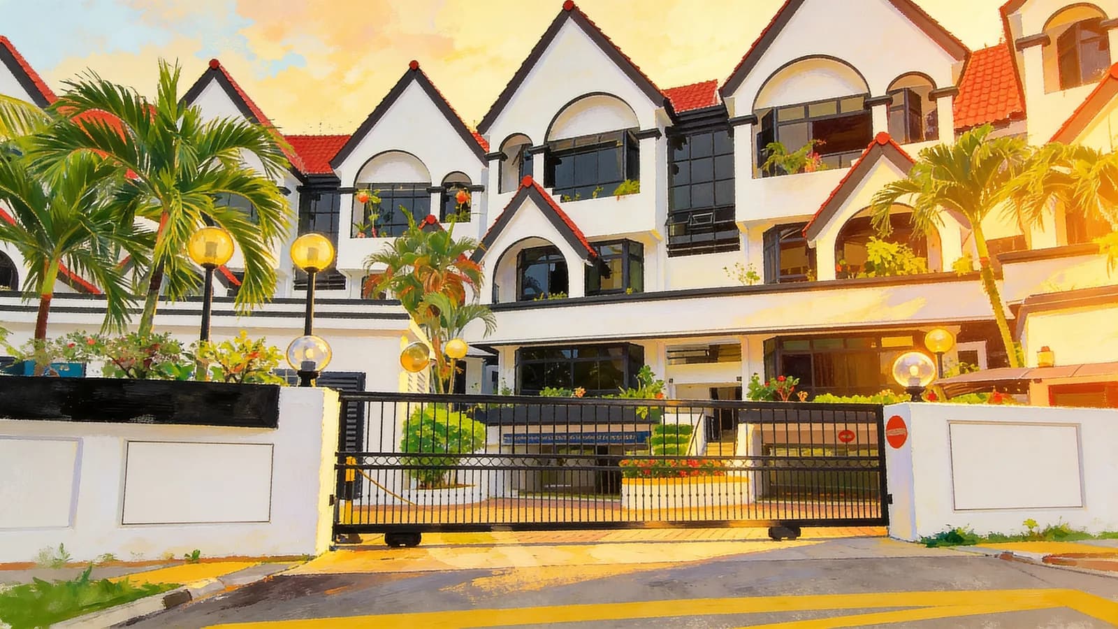 Watercrest, a walk-up in Pasir Ris. Illustration is AI-generated.
