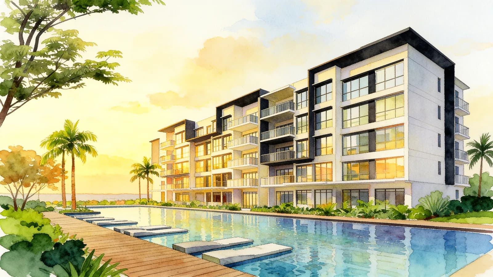 euHabitat, a 5-storey condominium in Bedok. Illustration is AI-generated.