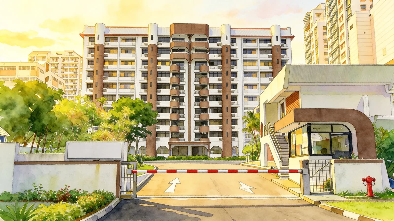 Balestier Regency, an apartment in Novena. Illustration is AI-generated.