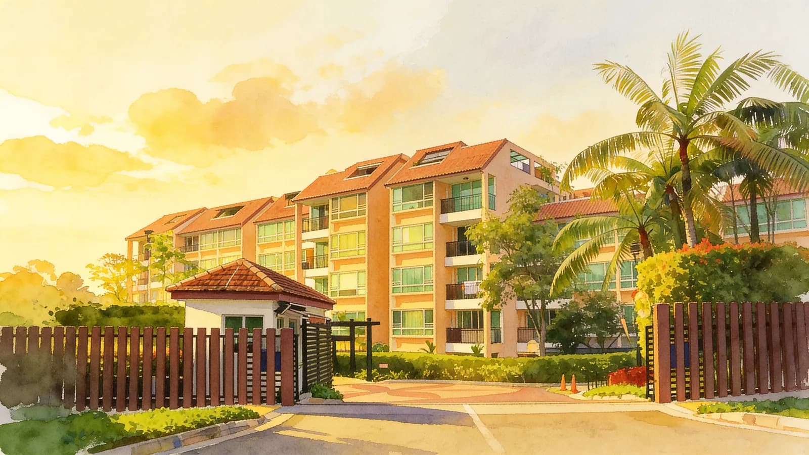 The Sensoria, a condominium in Sembawang. Illustration is AI-generated.