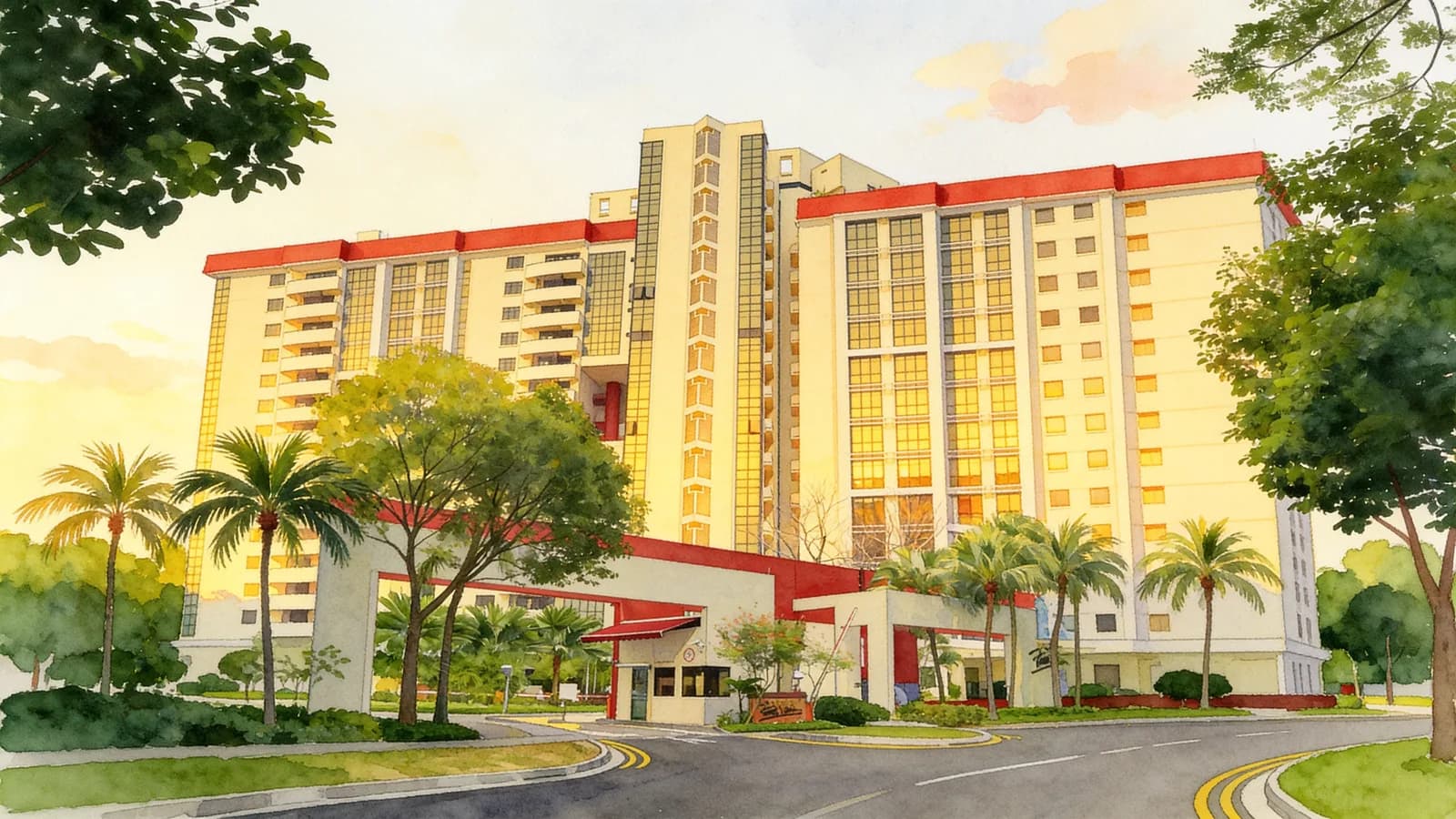 Dover Parkview, a 16-storey condominium in Queenstown. Illustration is AI-generated.