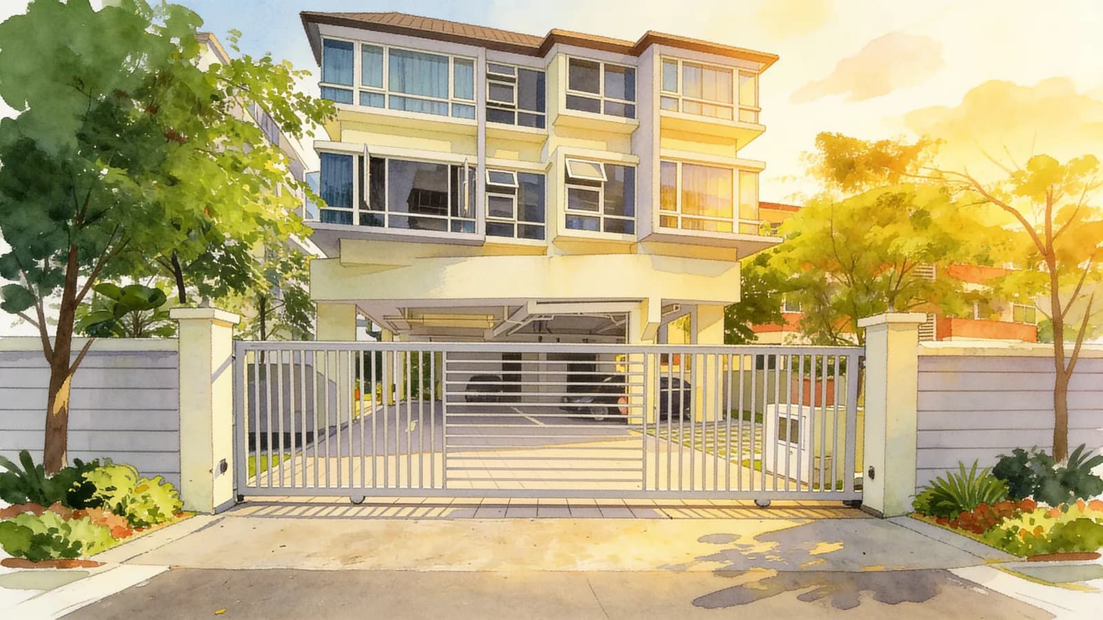 Inova 100, a condominium in Bedok. Illustration is AI-generated.