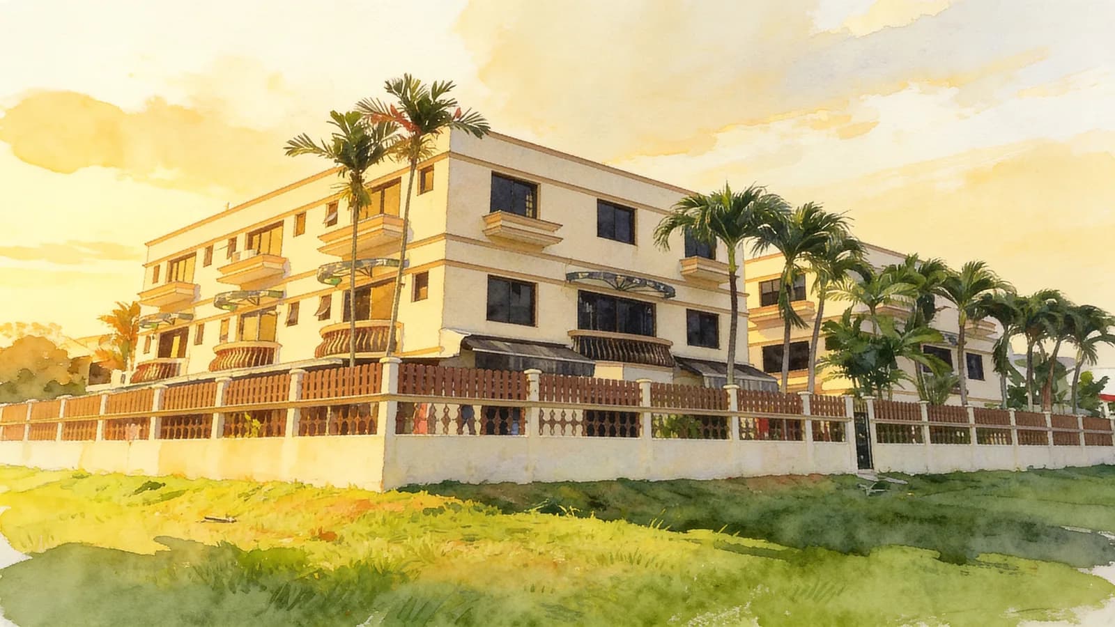 Countryview, a condominium. Illustration is AI-generated.