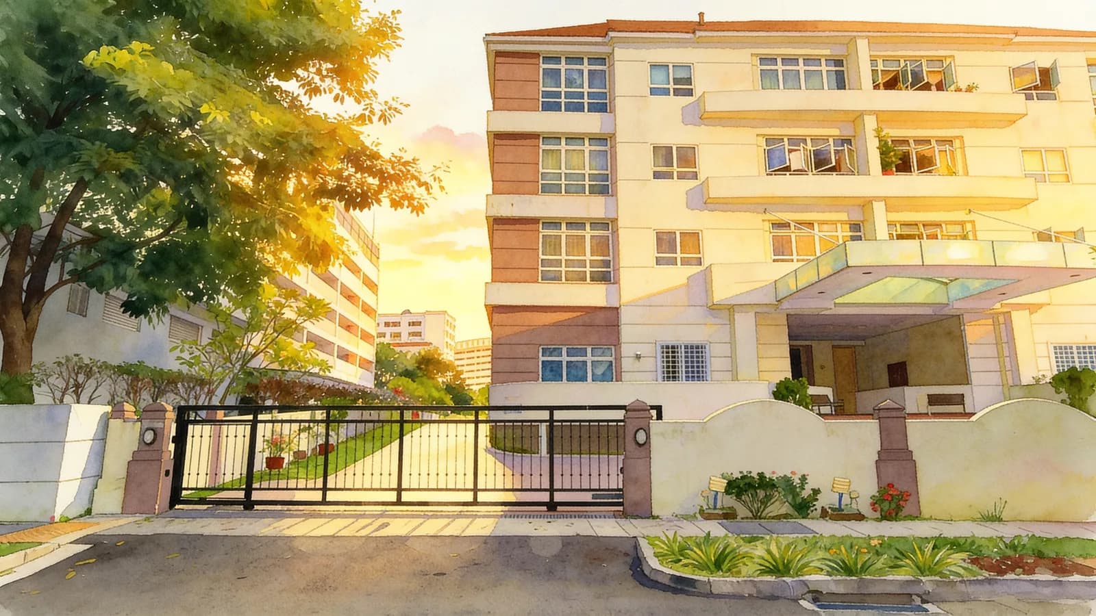 The Richmond, a condominium in Kallang. Illustration is AI-generated.