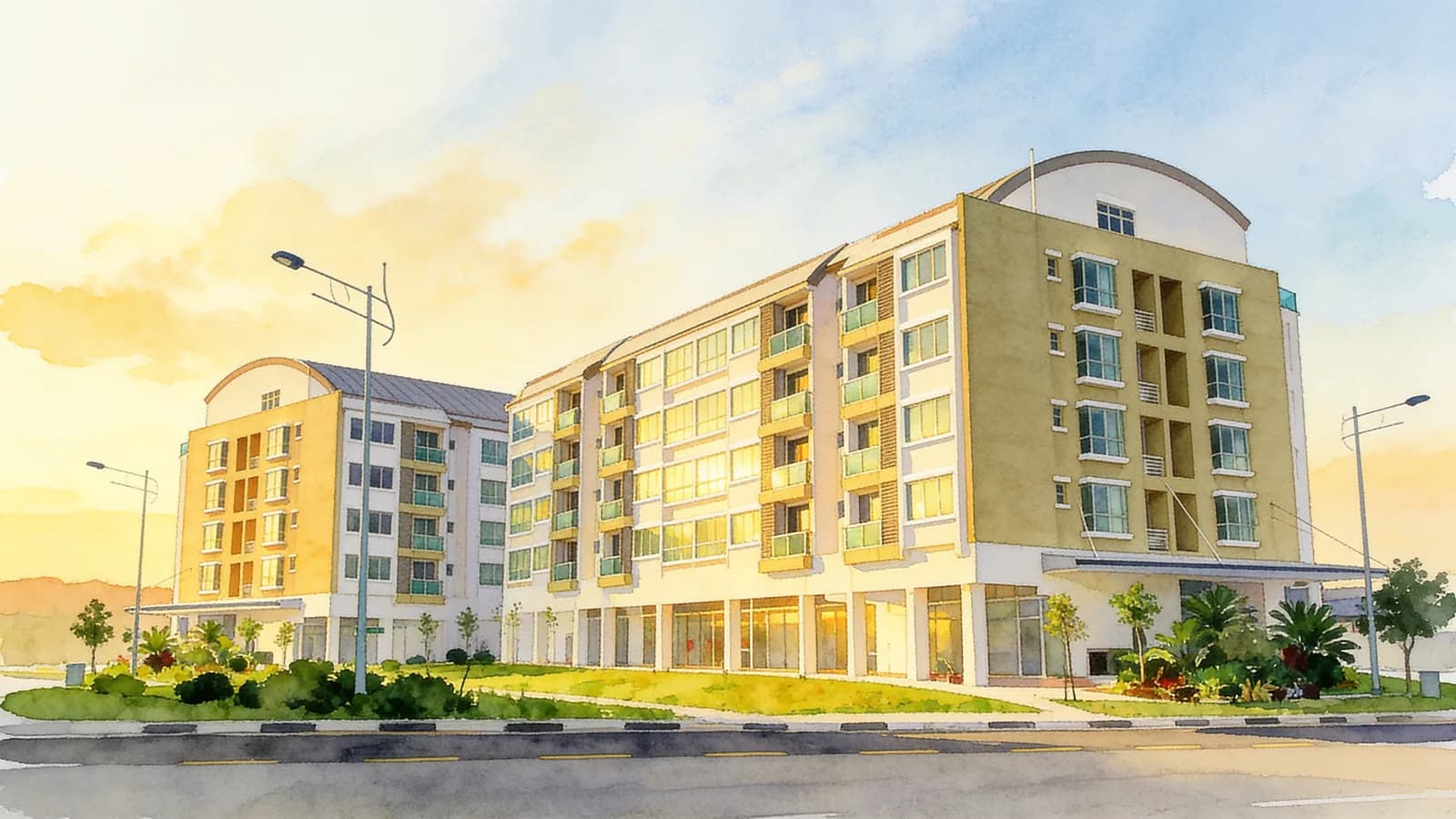 Mera East, an apartment in Bedok. Illustration is AI-generated.