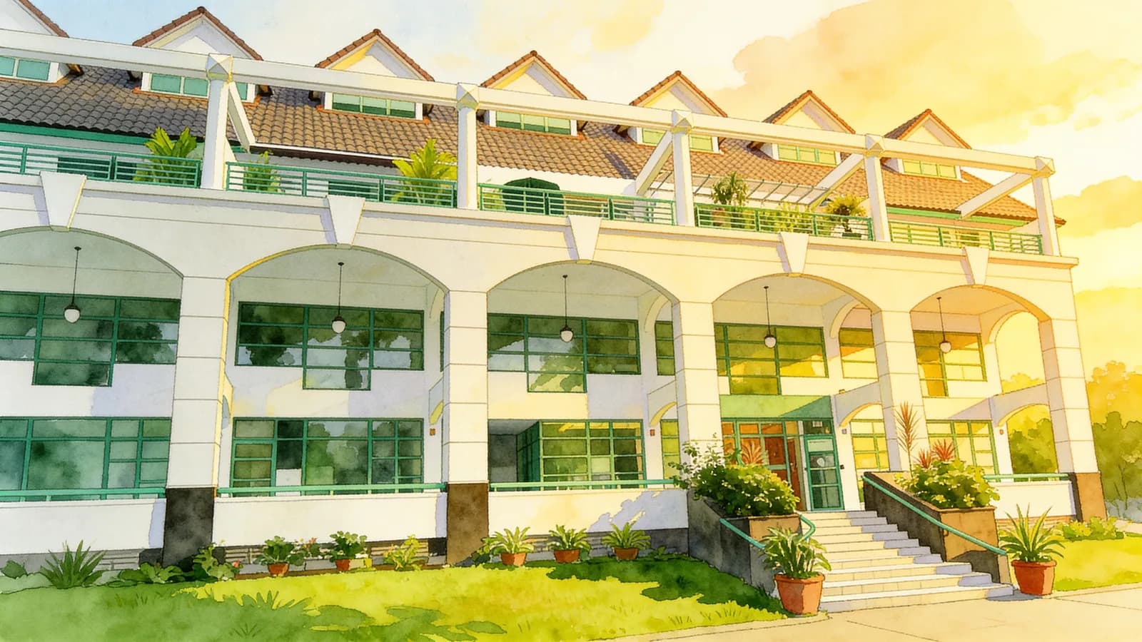 Second Avenue Junction, a 3-storey apartment in Bukit Timah. Illustration is AI-generated.