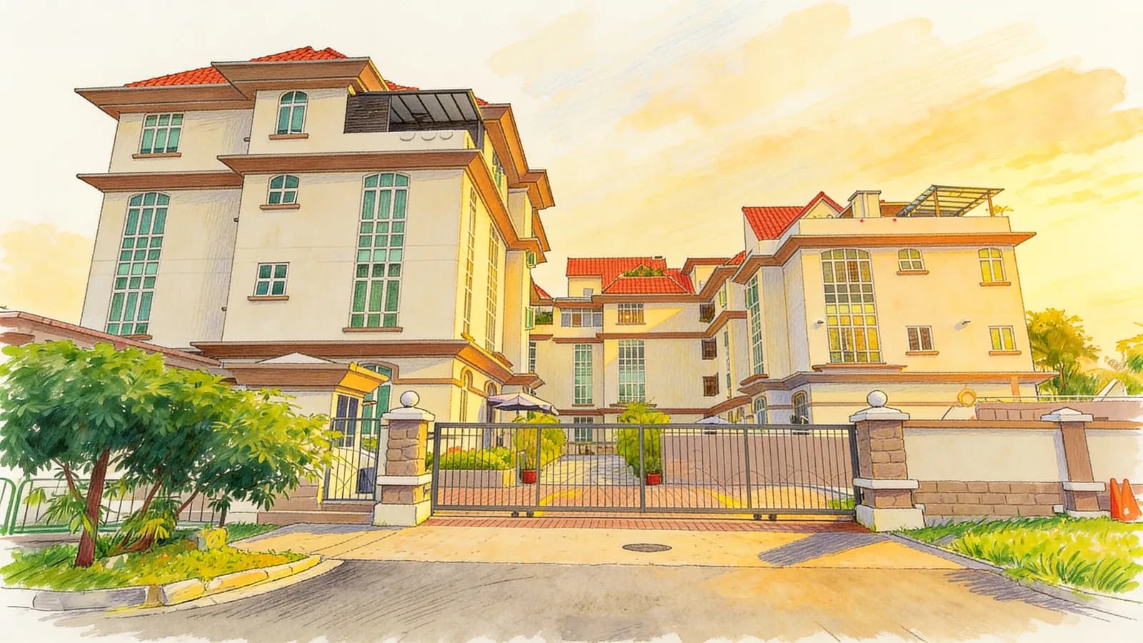 Jansen 28, an apartment in Hougang. Illustration is AI-generated.