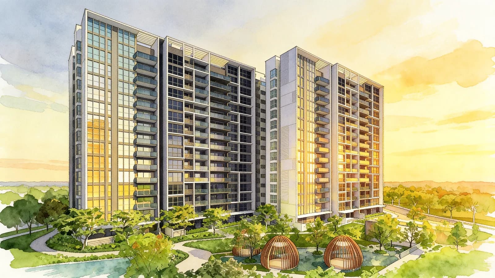 Bartley Ridge, an 18-storey condominium in Toa Payoh. Illustration is AI-generated.