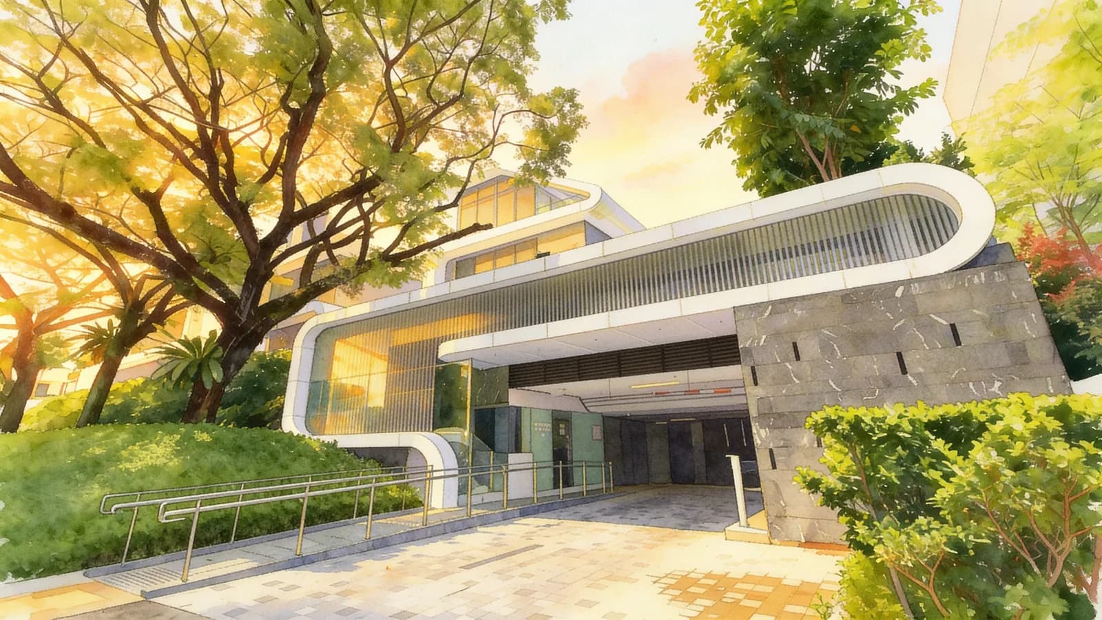 Oxley Residence, a condominium in River Valley. Illustration is AI-generated.