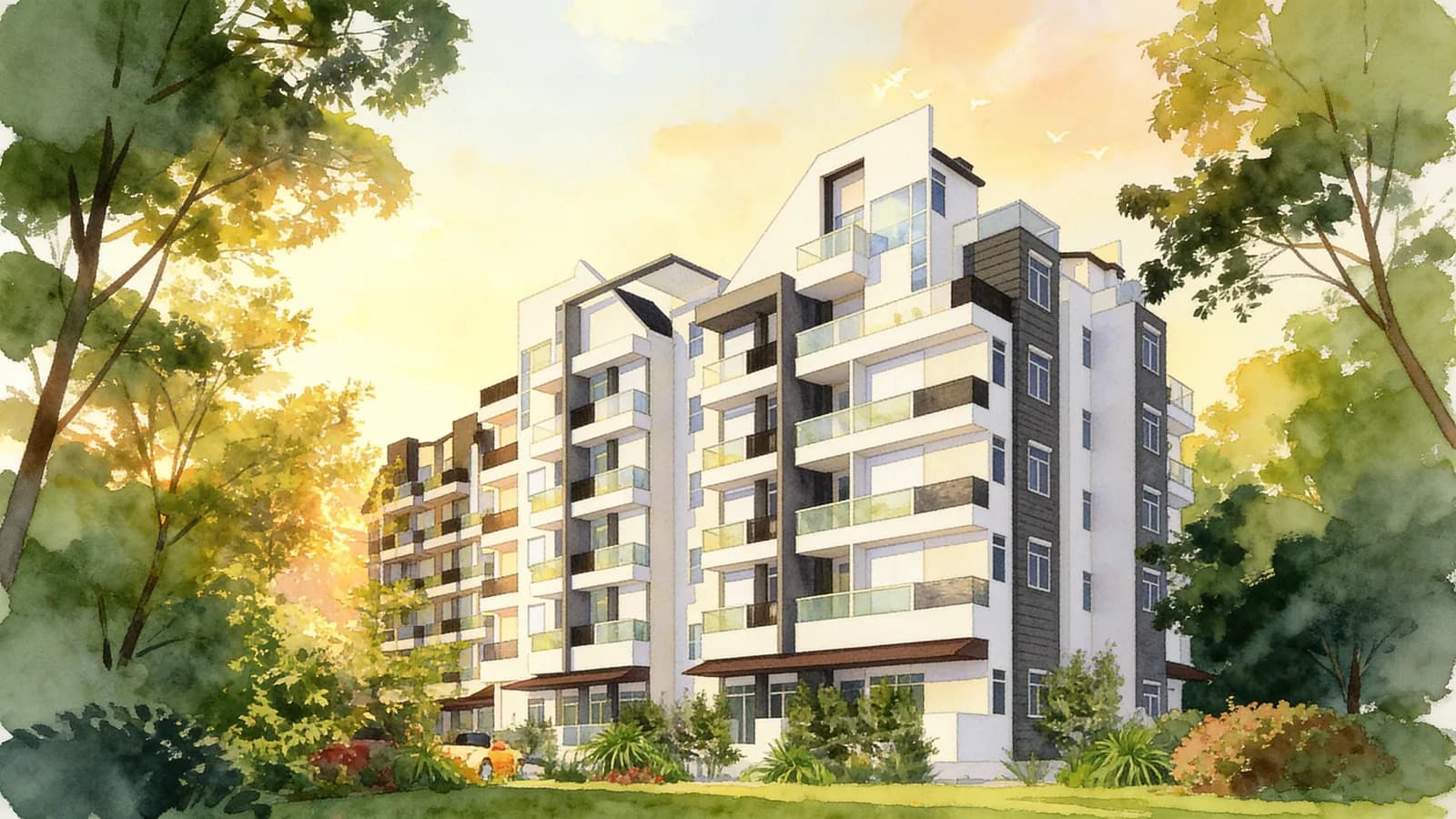 Suites @ Eastcoast, a condominium in Bedok. Illustration is AI-generated.
