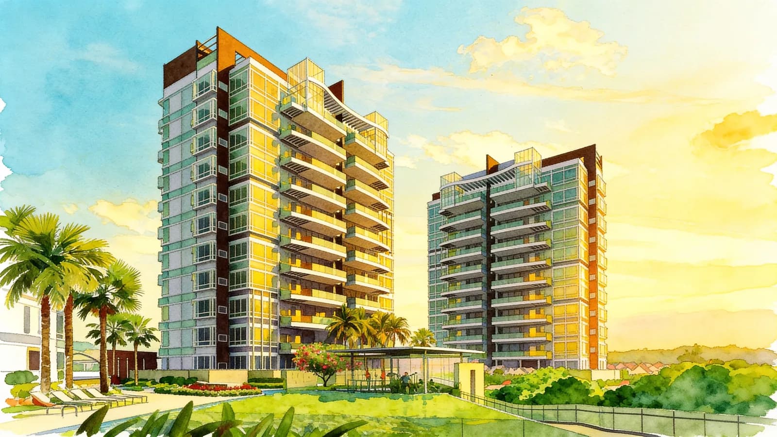 Balmoral Hills, a condominium in Tanglin. Illustration is AI-generated.