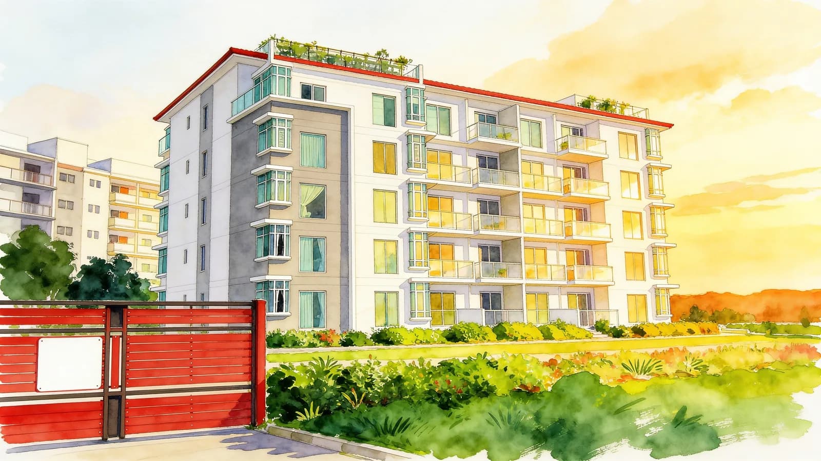 Eastern Residence, a condominium in Bedok. Illustration is AI-generated.
