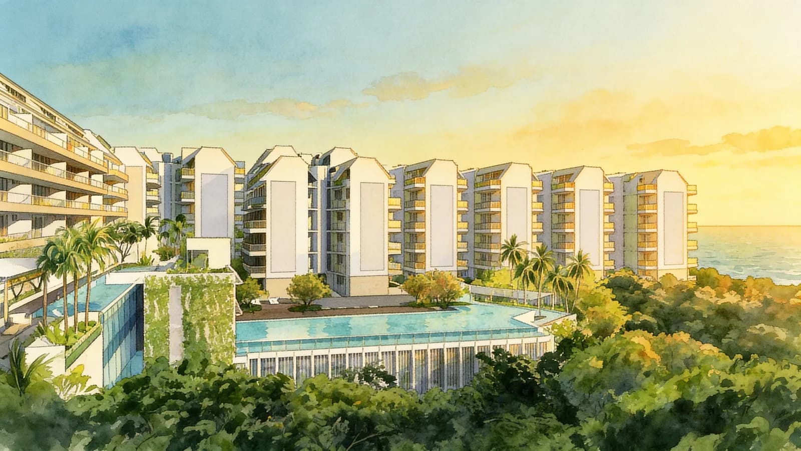 The Peak @ Balmeg, a 5-storey condominium in Queenstown. Illustration is AI-generated.
