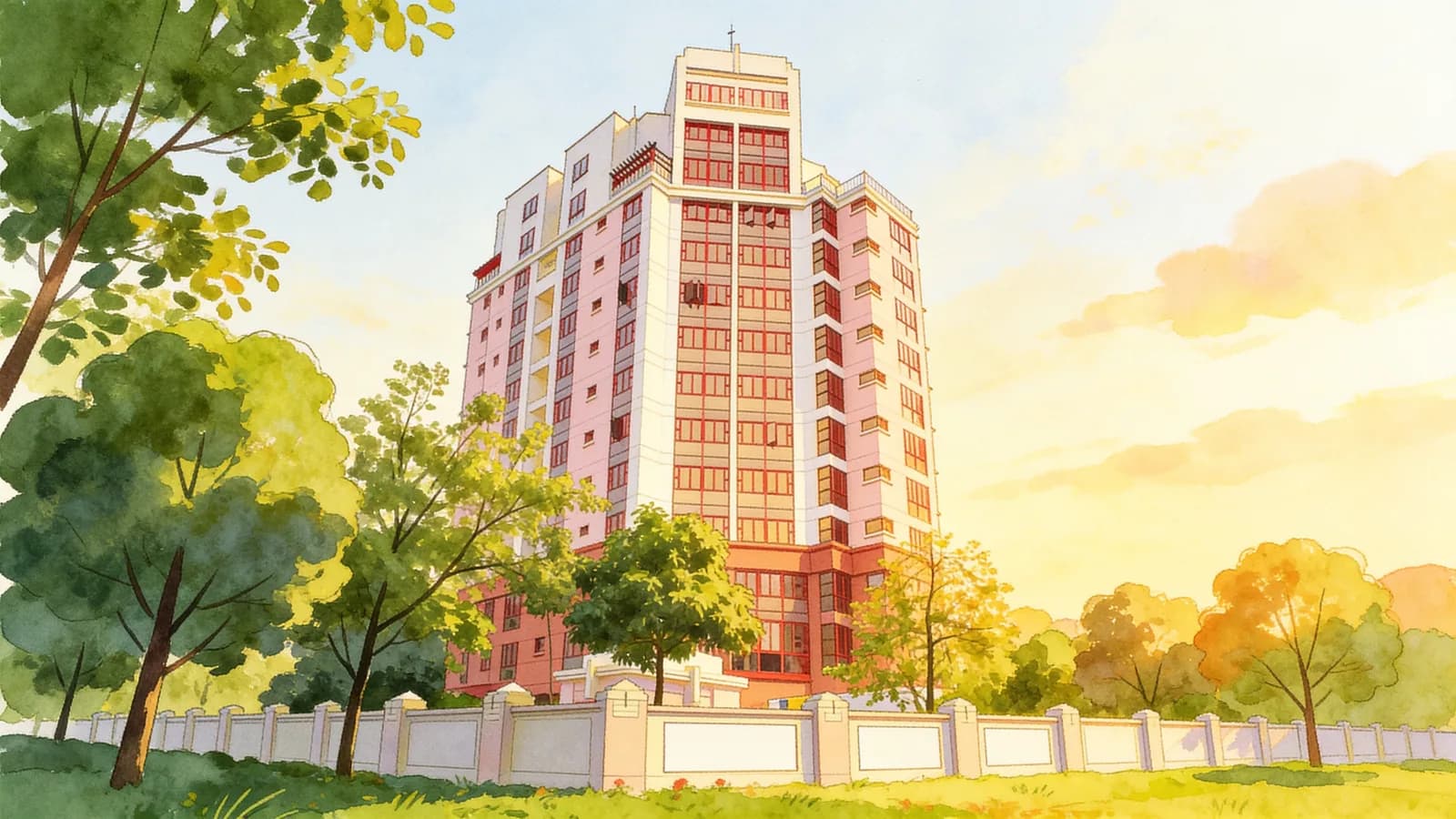 Charleston, a 14-storey apartment in Tanglin. Illustration is AI-generated.