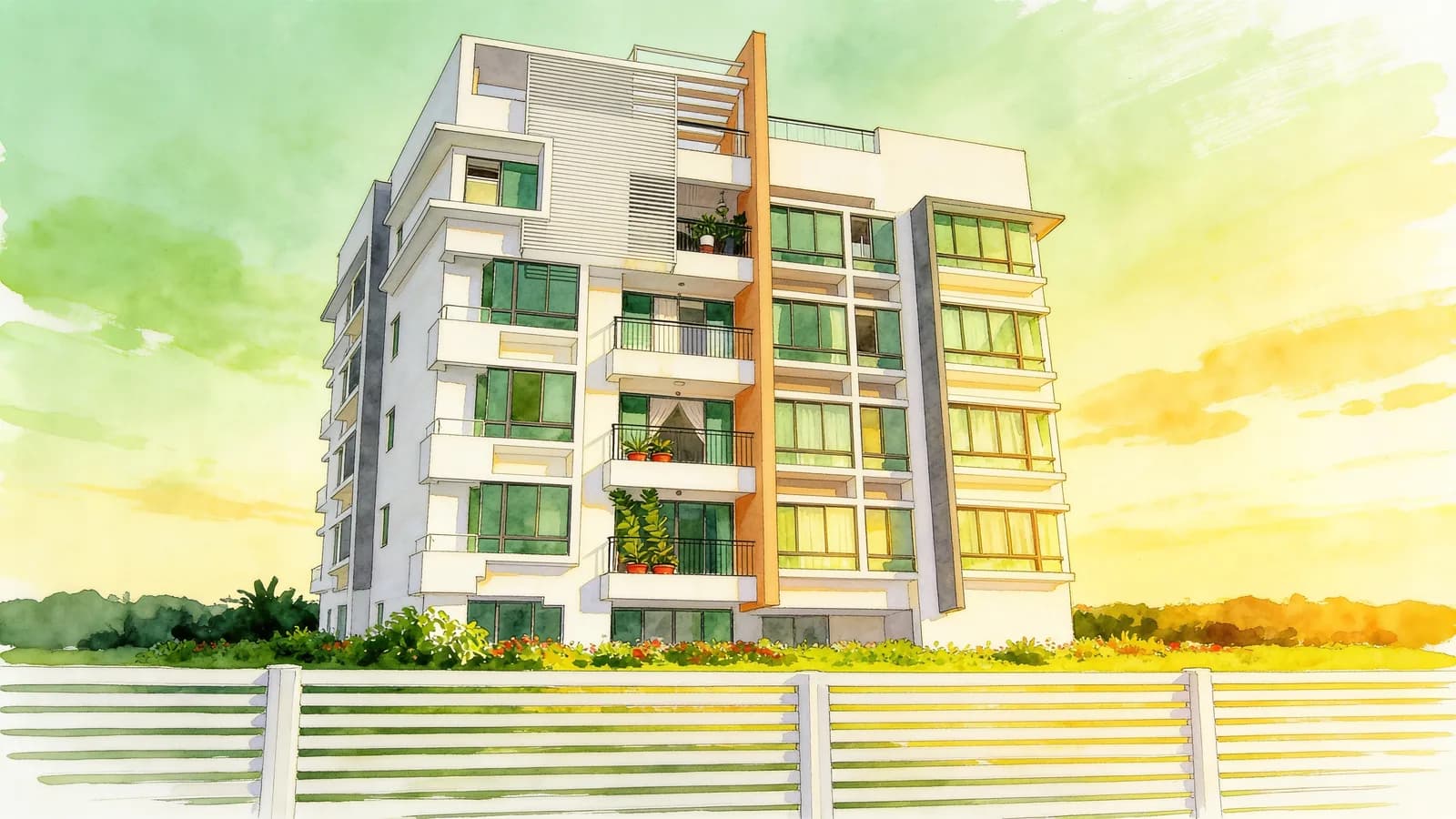 Haig Residences, a condominium in Marine Parade. Illustration is AI-generated.