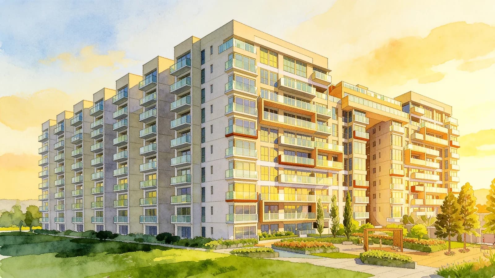 Sea Horizon, a 12-storey executive condominium in Pasir Ris. Illustration is AI-generated.