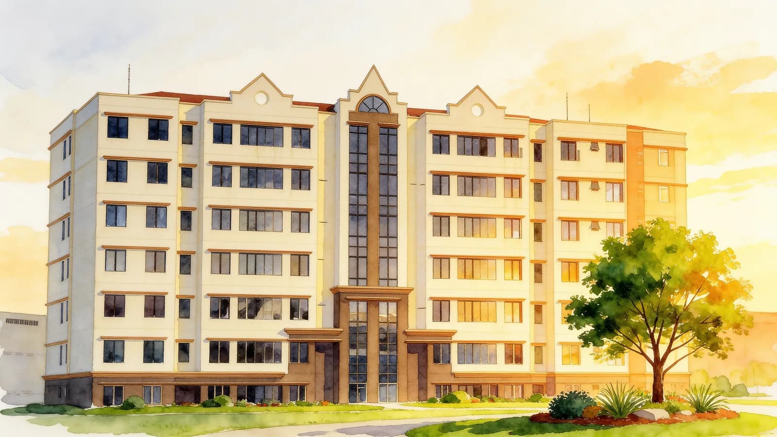 Canberlin Lodge, a condominium in Geylang. Illustration is AI-generated.