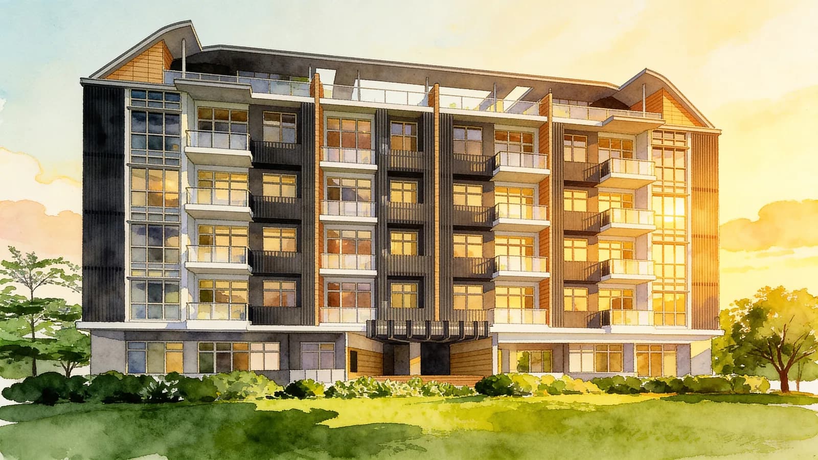 38 Jervois, a 5-storey condominium in Tanglin. Illustration is AI-generated.