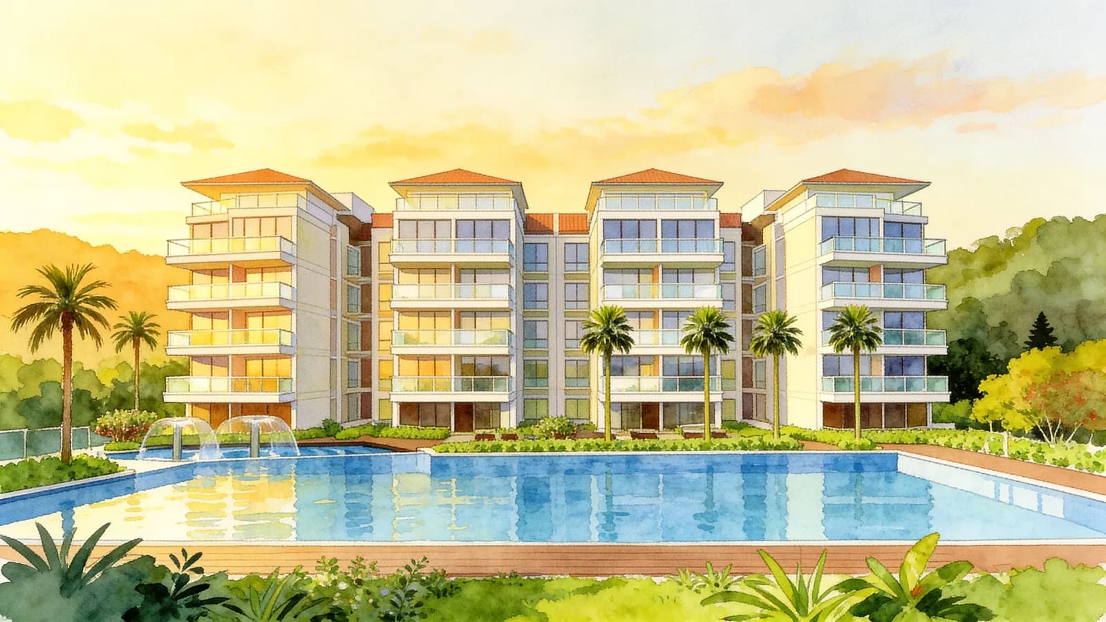 Park Natura, a condominium in Bukit Timah. Illustration is AI-generated.