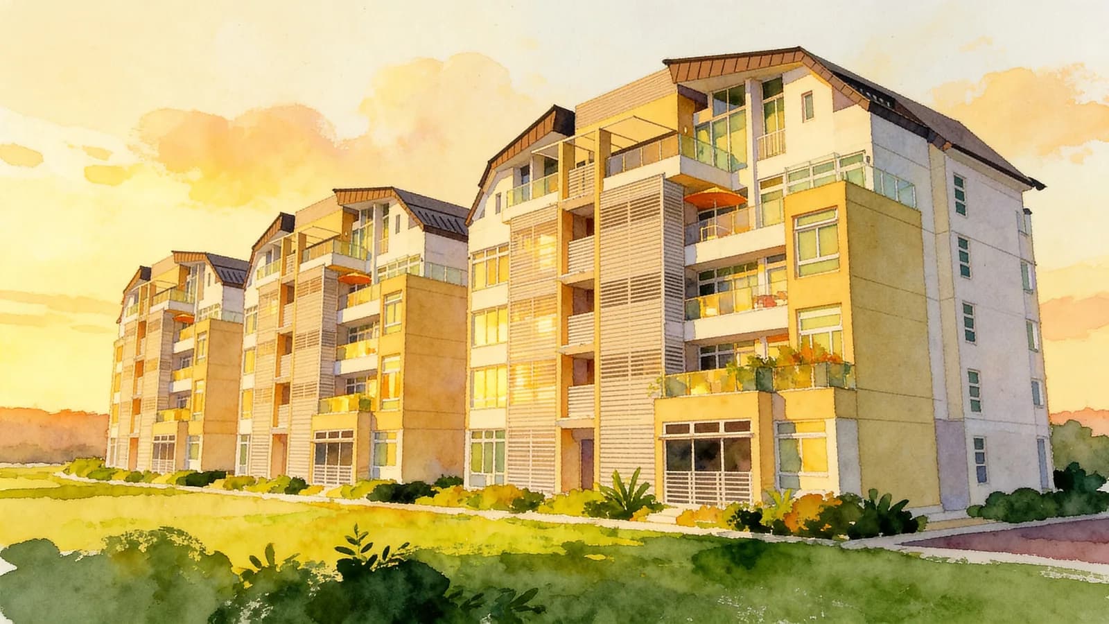 The Botanic On Lloyd, a condominium in River Valley. Illustration is AI-generated.