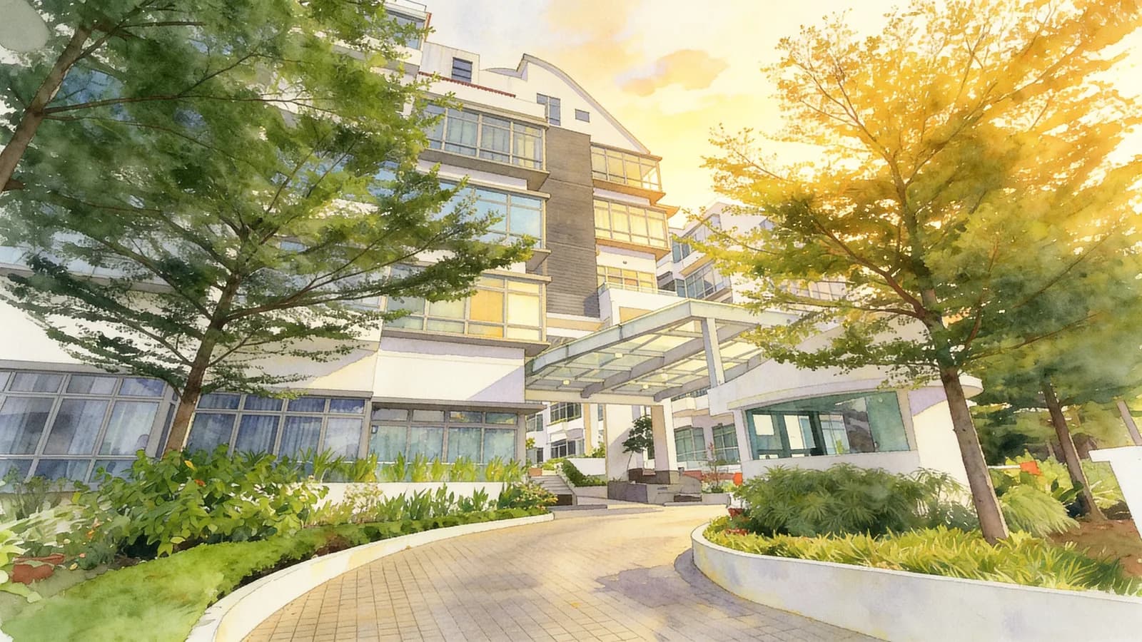 La Dolce Vita, a 9-storey condominium in Serangoon. Illustration is AI-generated.