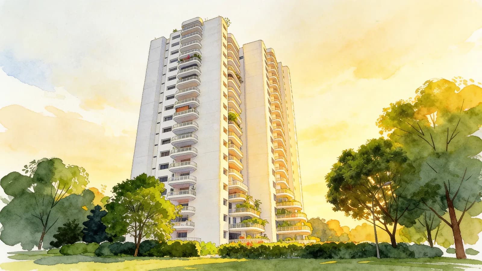 Fontana Heights, a condominium in Bukit Timah. Illustration is AI-generated.