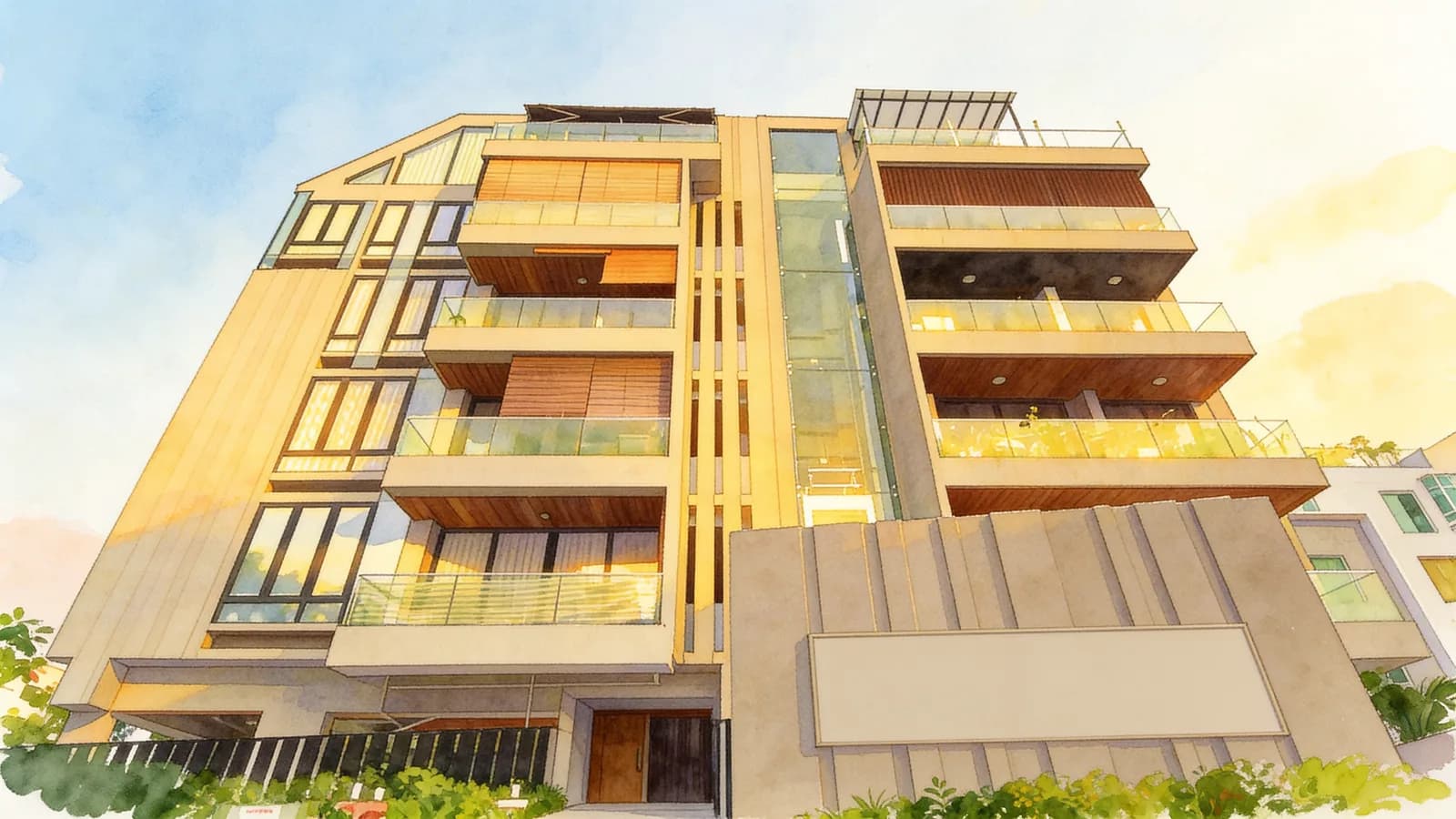 Envio, a condominium in Bedok. Illustration is AI-generated.