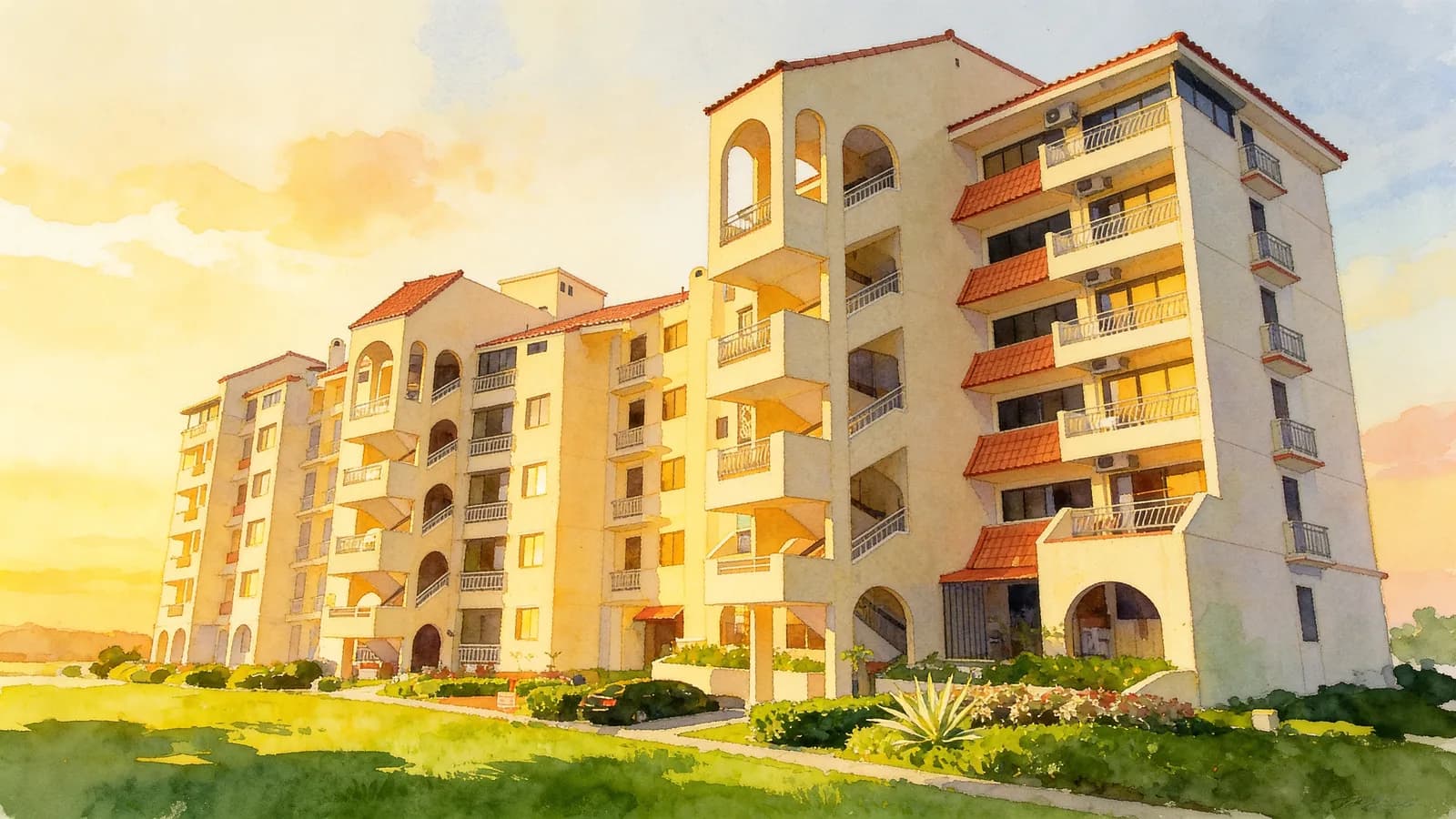 Spanish Village, a 5-storey condominium in Tanglin. Illustration is AI-generated.