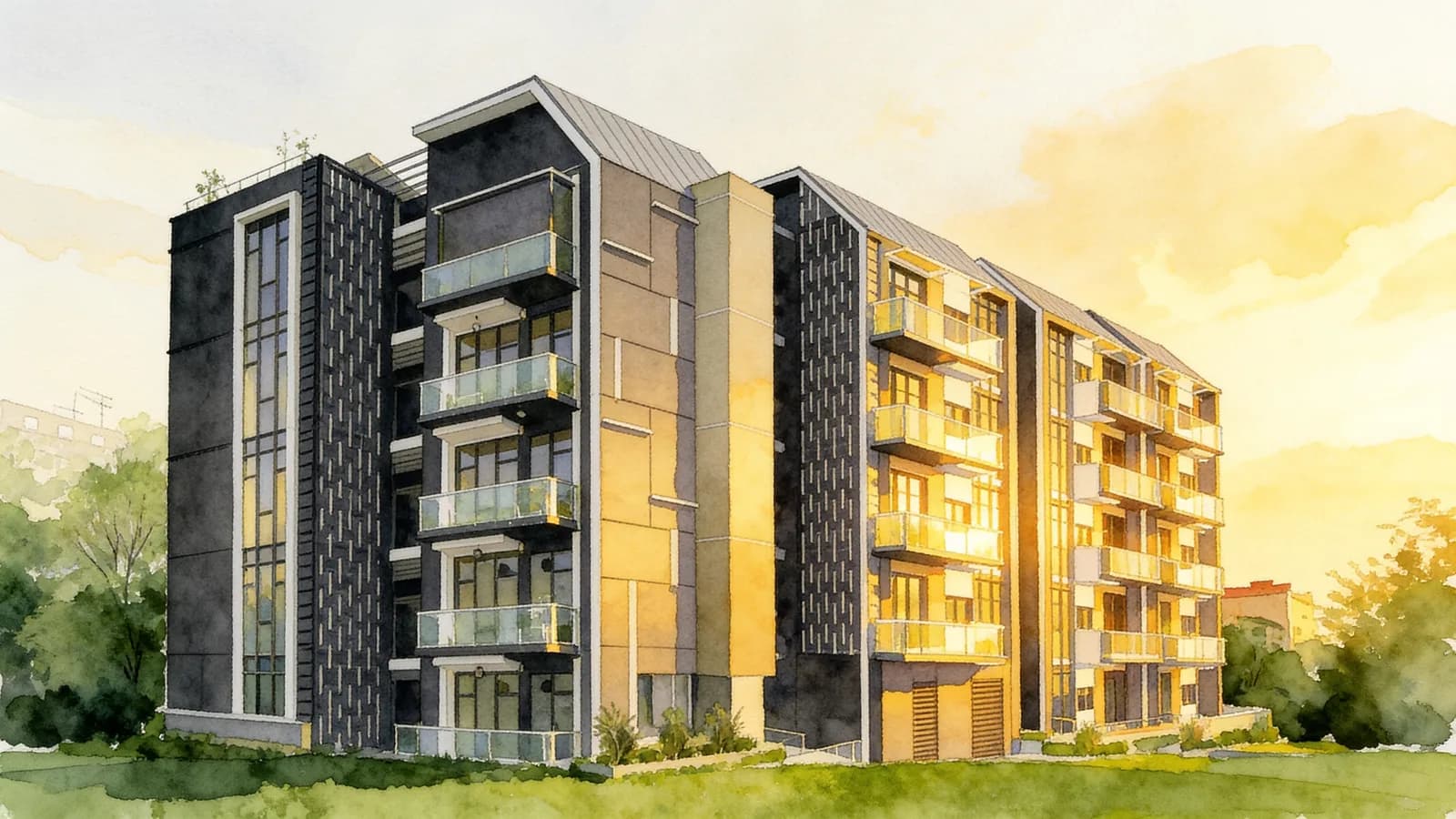 The Lush, a 5-storey condominium in Marine Parade. Illustration is AI-generated.