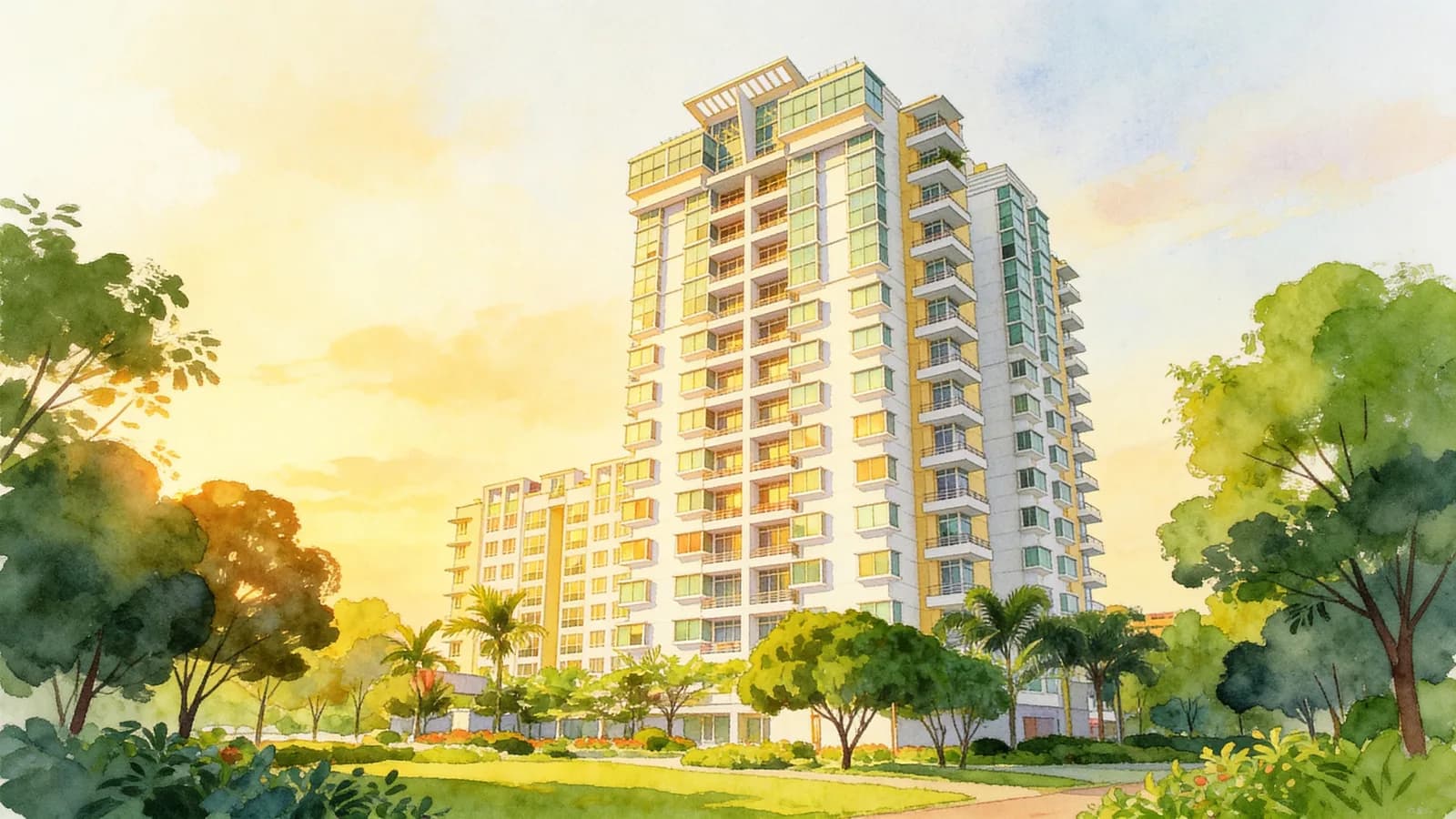 Calarasi, an apartment in Novena. Illustration is AI-generated.
