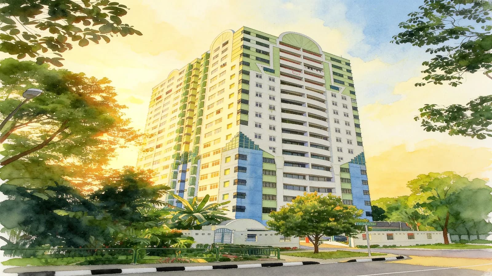 Balmoral Gate, a 20-storey condominium in Tanglin. Illustration is AI-generated.