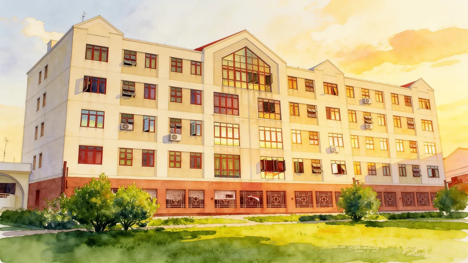 Race Course 138, a 6-storey apartment in Rochor. Illustration is AI-generated.