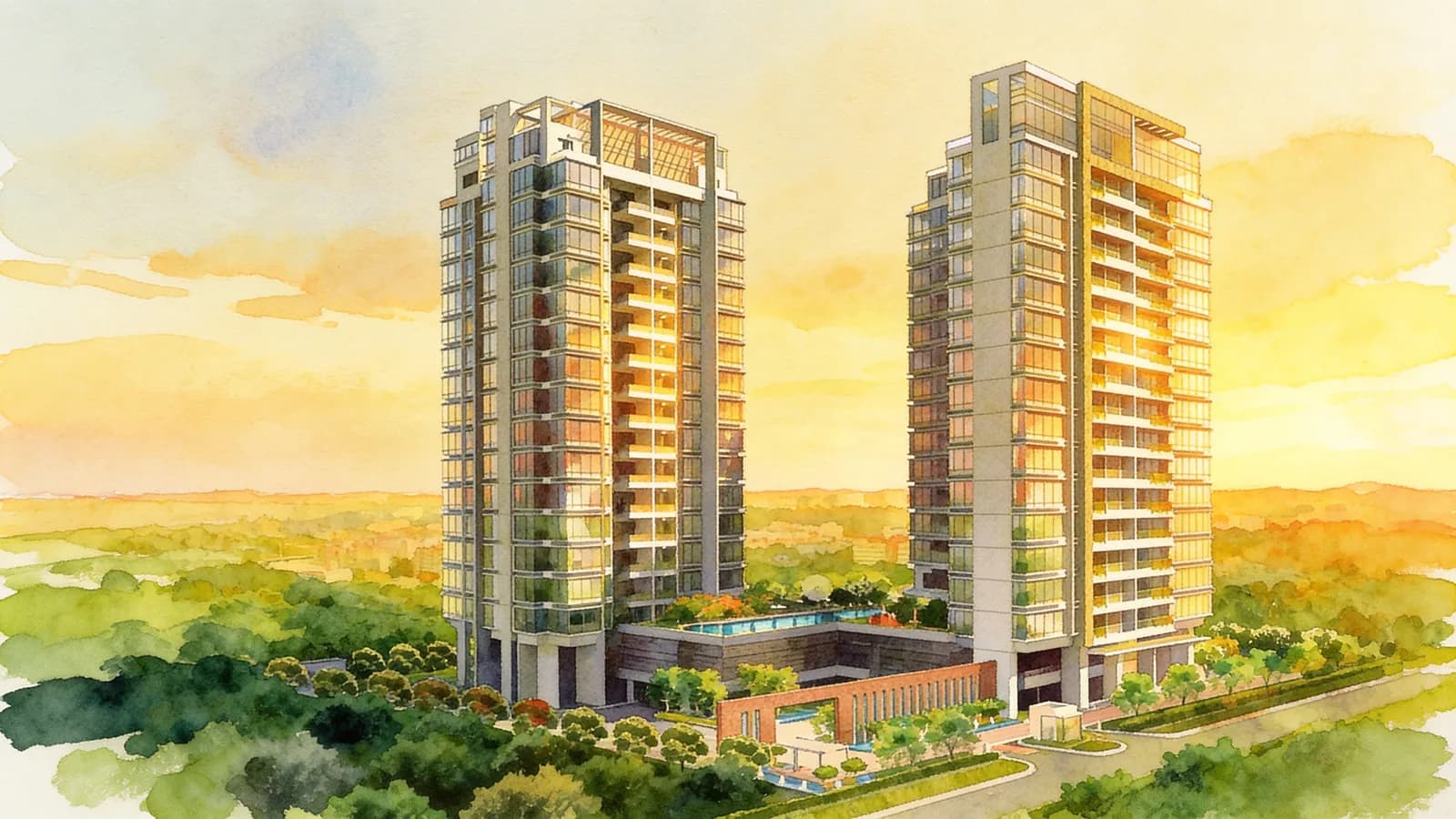 Versilia On Haig, a condominium in Geylang. Illustration is AI-generated.
