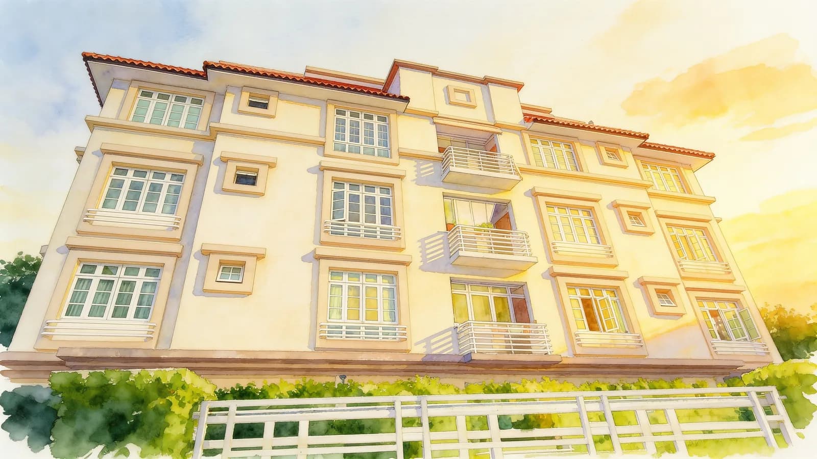 Saint Patrick's Green, a condominium in Bedok. Illustration is AI-generated.