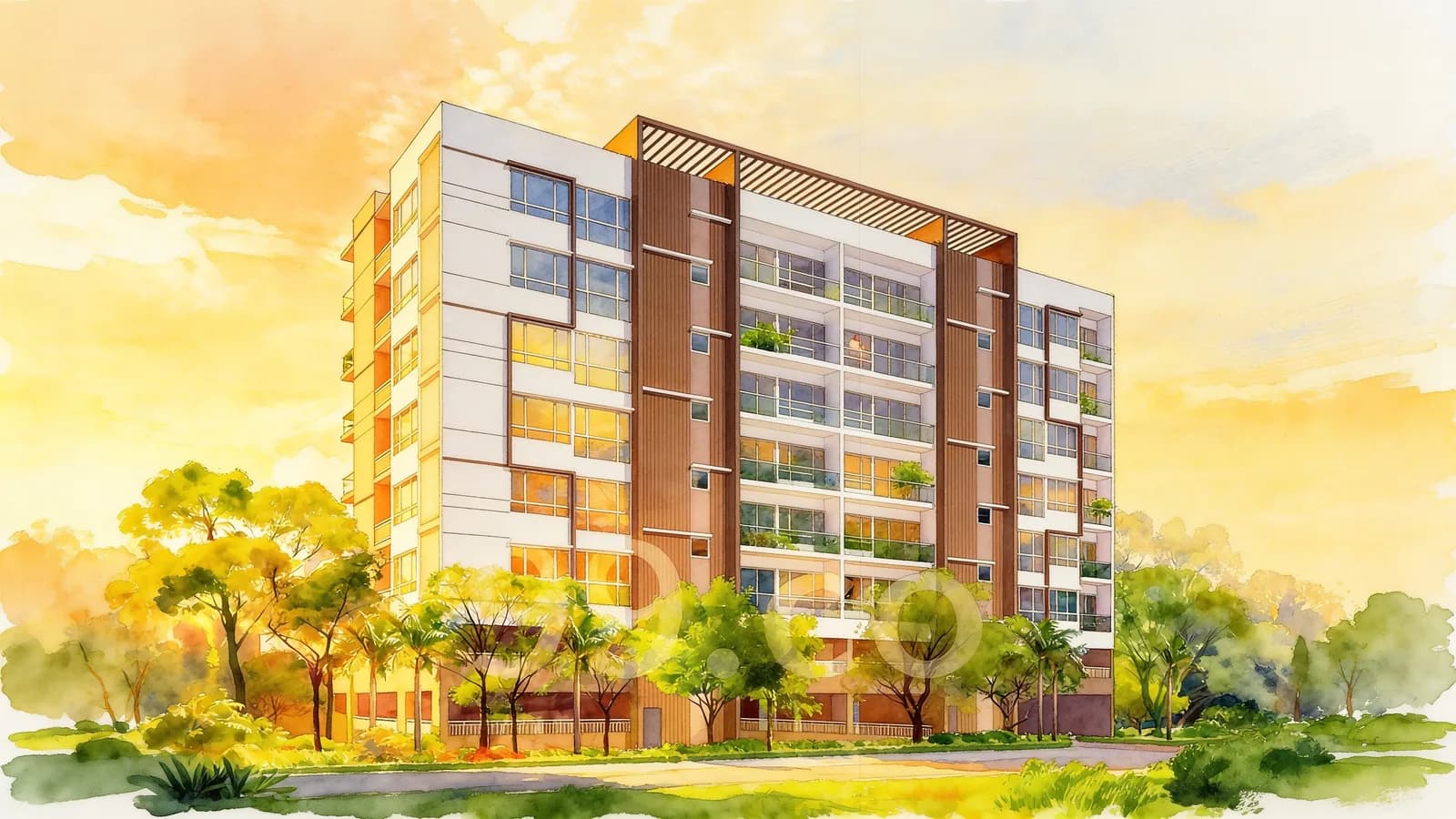 Casa Aerata, an apartment in Geylang. Illustration is AI-generated.