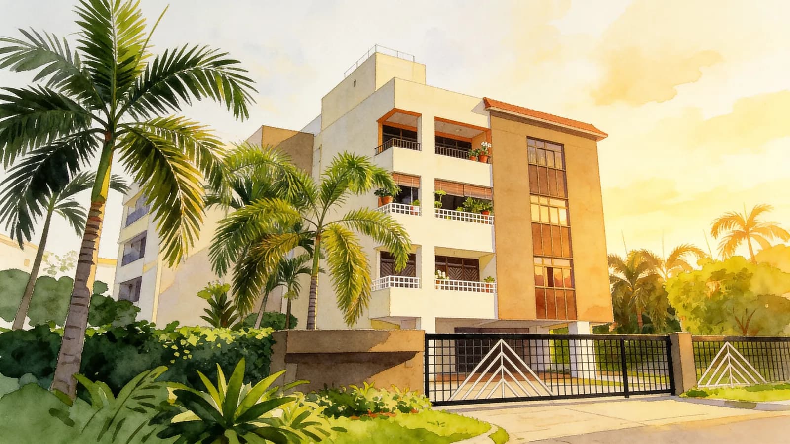 Poh Heng Court, an apartment in Bedok. Illustration is AI-generated.