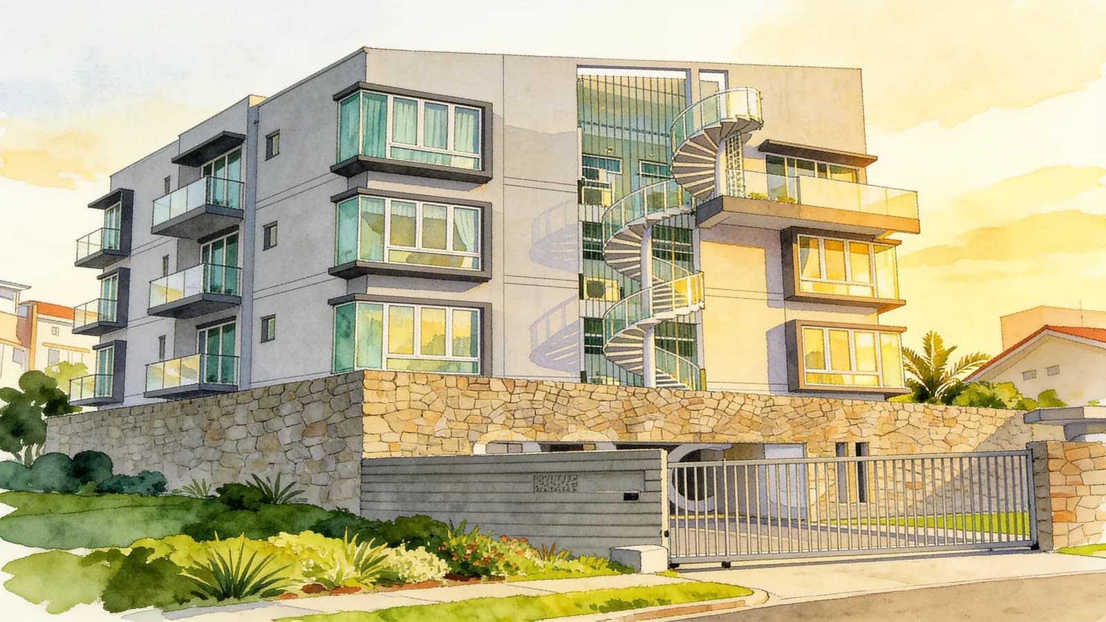 Leith Grove, an apartment in Hougang. Illustration is AI-generated.